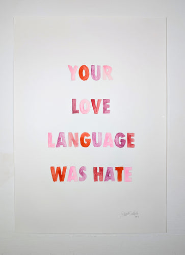 LOVE LANGUAGE
