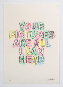My Pictures of You - full series - 4 x original rubbings