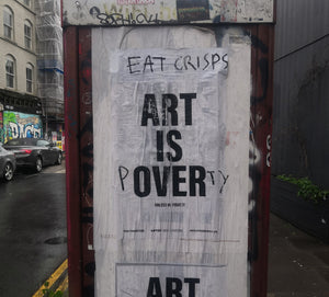 ART IS OVER, EAT CRISPS